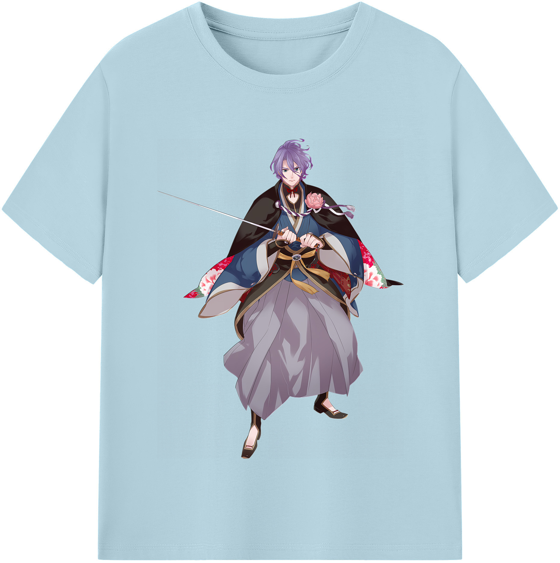 （画像用） 刀剣乱舞 Touken Ranbu 綿100％半袖Tシャツ（フロントプリント）